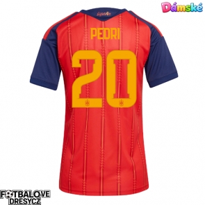 Španělsko Pedri Gonzalez #20 Dámské Domácí Dres MS 2026 Krátký Rukáv